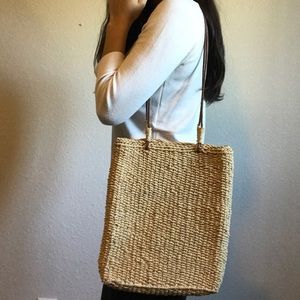 Woven thin petit bag